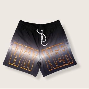 The winning team swimmers grey ombré with orange winner